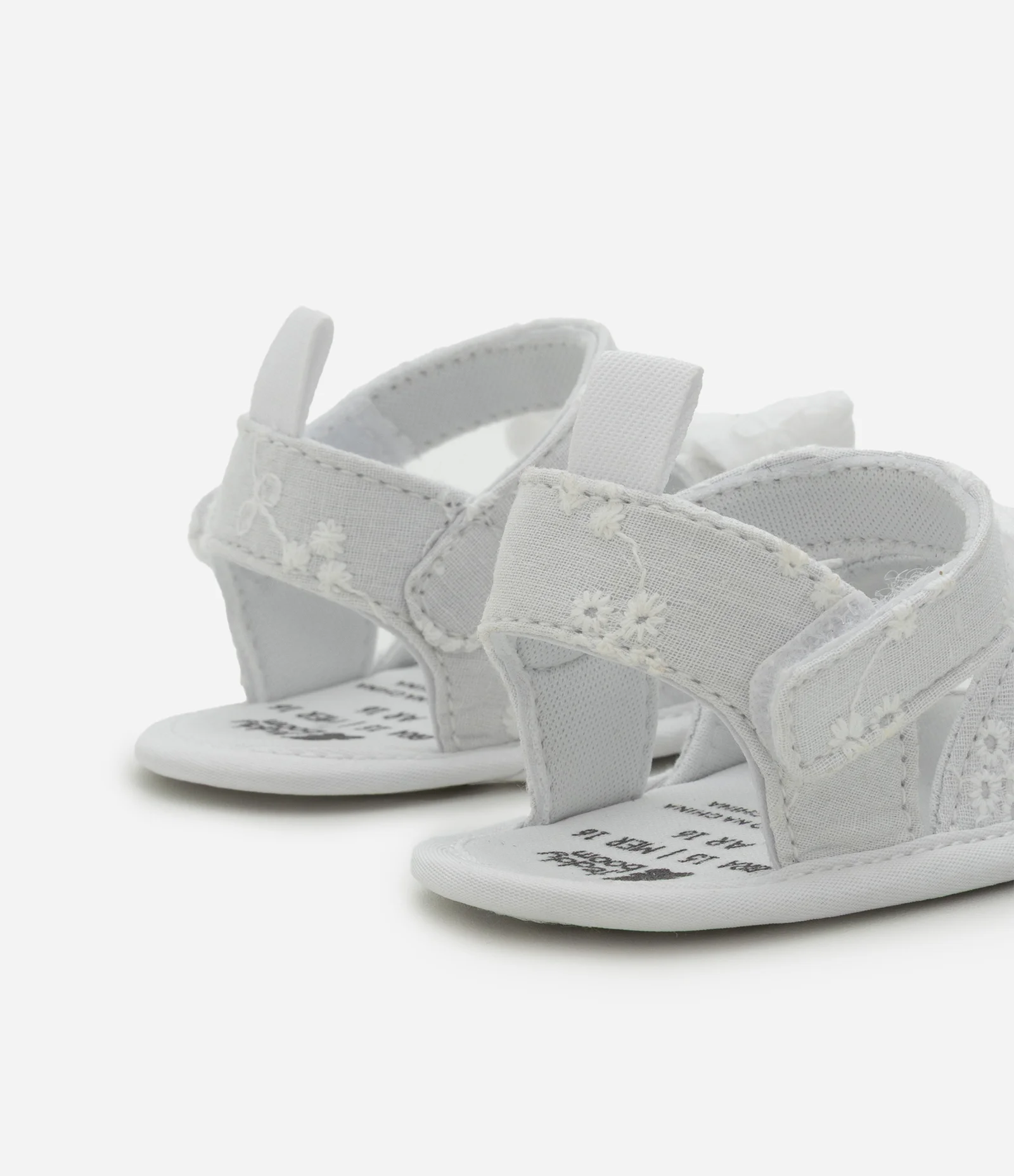 Sandália Infantil em Laise com Laço Aplicado - Tam 15 ao 19 Off White 2