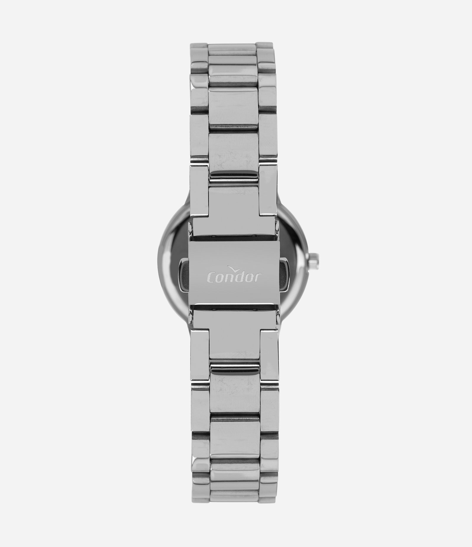 Relógio Analógico Aço Prata Feminino Condor Prata 3