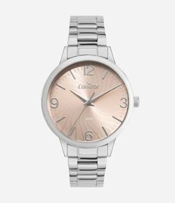 Relógio Analógico Aço Prata Feminino Condor