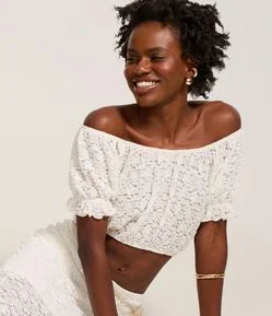 Saia Long Midi em Renda com Nesgas e Forro Curto