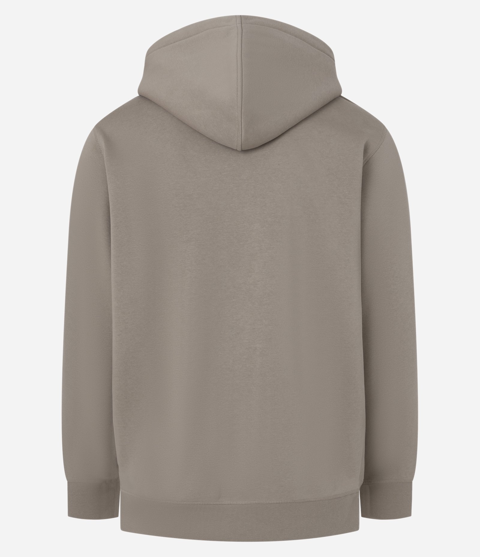 Casaco em Moletom Com Ziper e Estampa Letras Cicular no Peito Marrom Claro 2