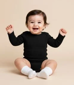 Body Infantil em Ribana Básico - Tam RN a 18 meses