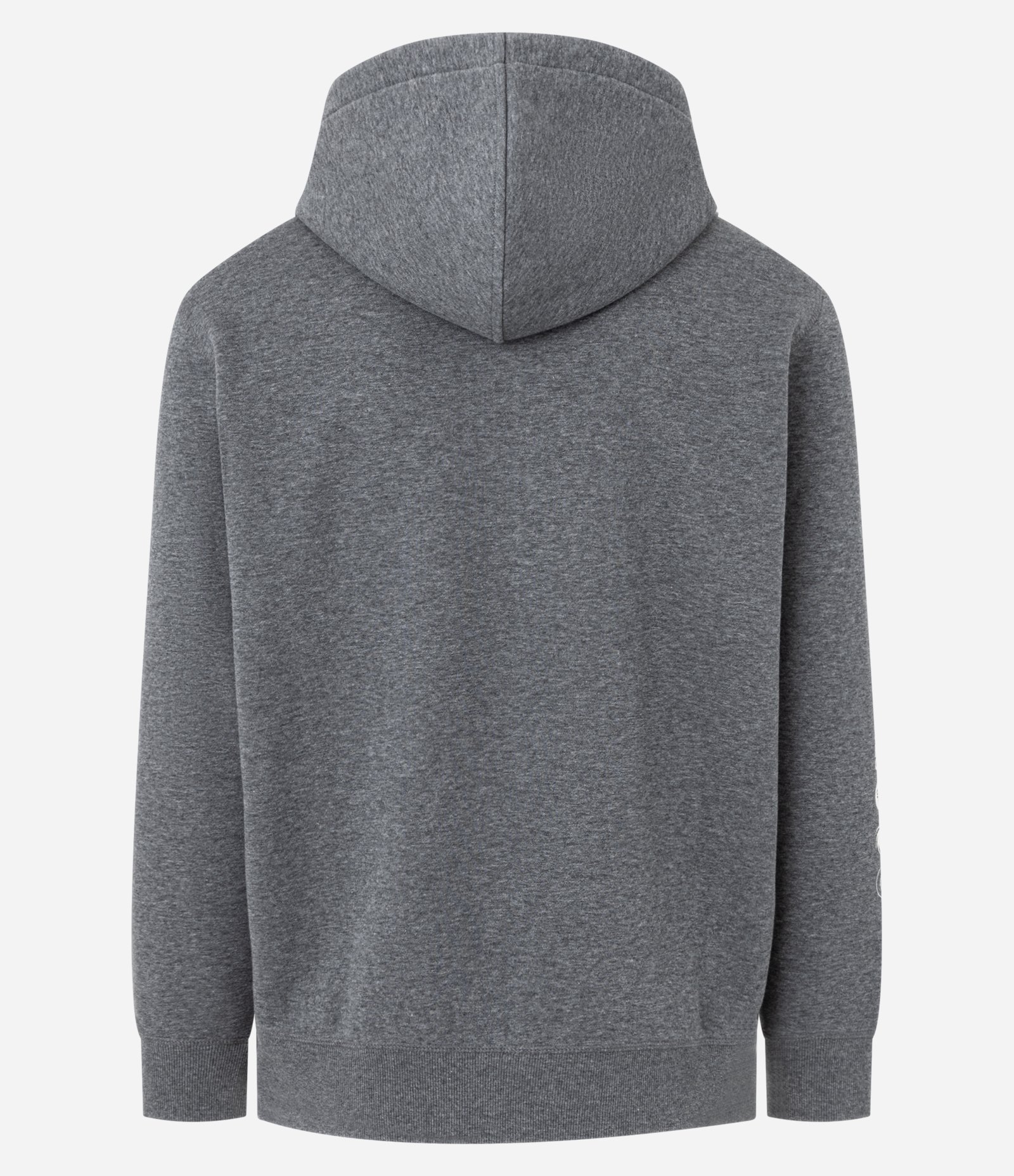 Casaco em Moletom com Estampa Localizada Cinza 6