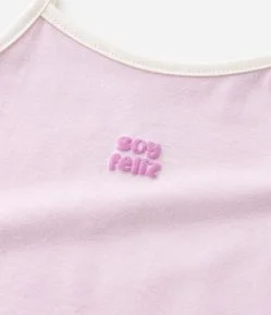 Camiseta Infantil em Algodão Soy Feliz - Tam 1 a 6 Anos