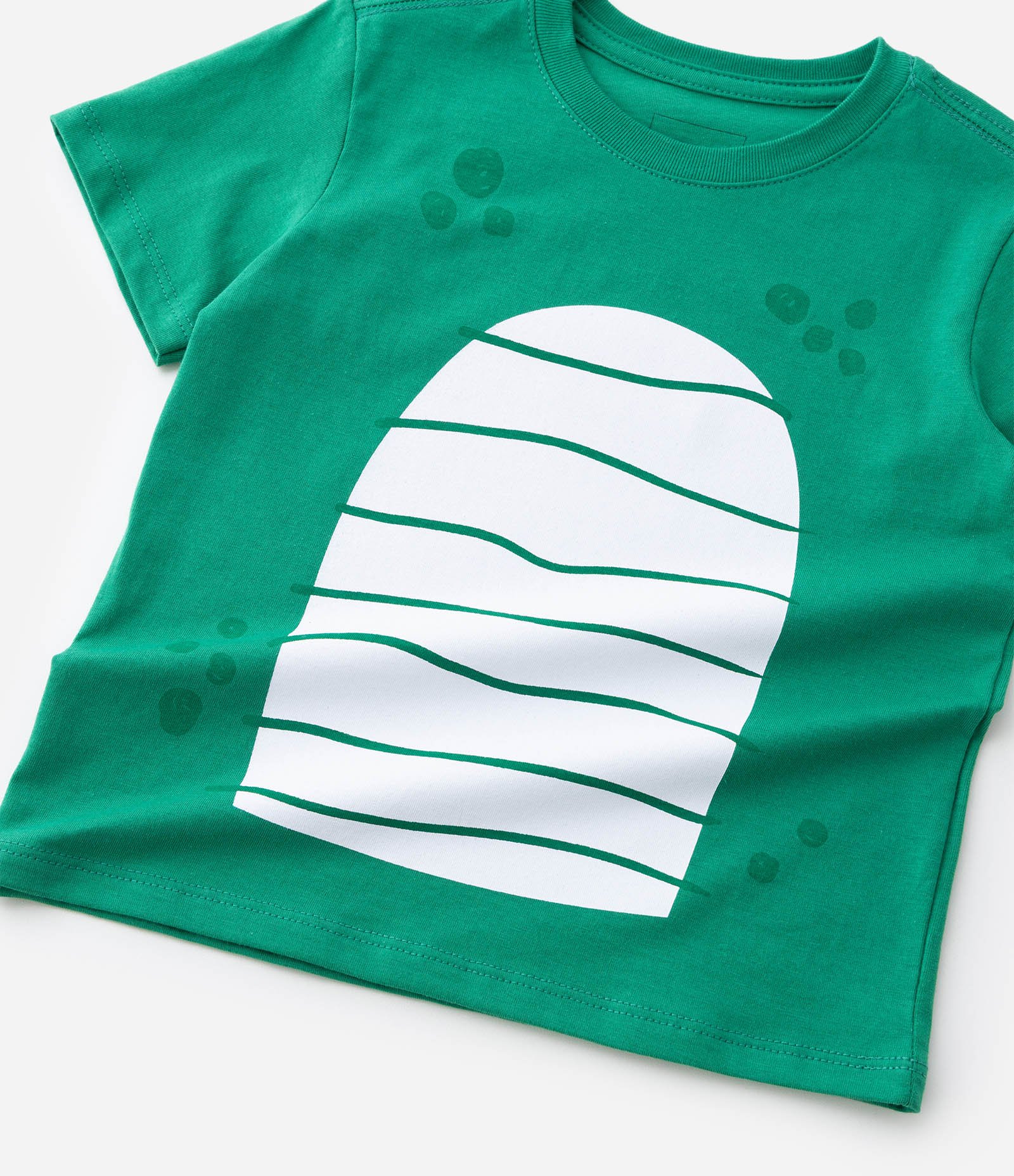 Camiseta Infantil com Capa Dinossauro - Tam 1 a 6 Anos Verde 11
