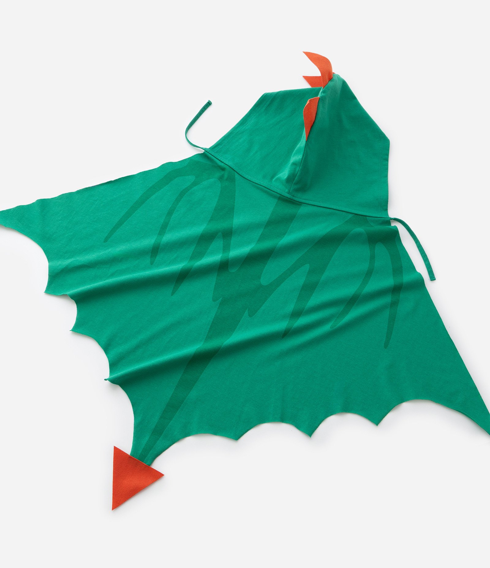 Camiseta Infantil com Capa Dinossauro - Tam 1 a 6 Anos Verde 12