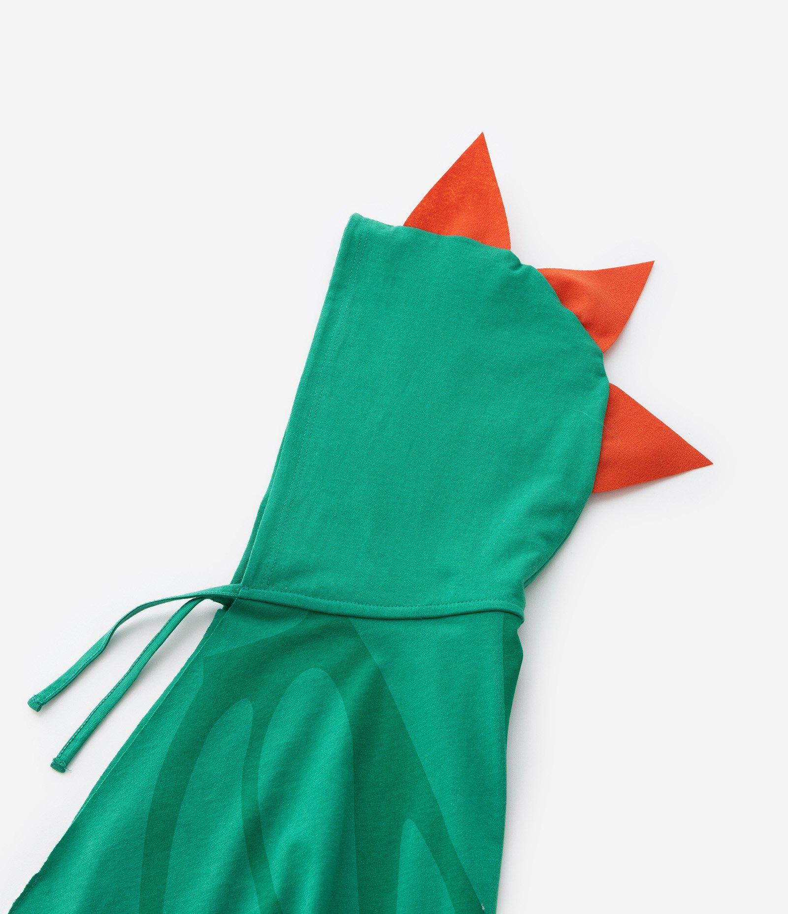 Camiseta Infantil com Capa Dinossauro - Tam 1 a 6 Anos Verde 6