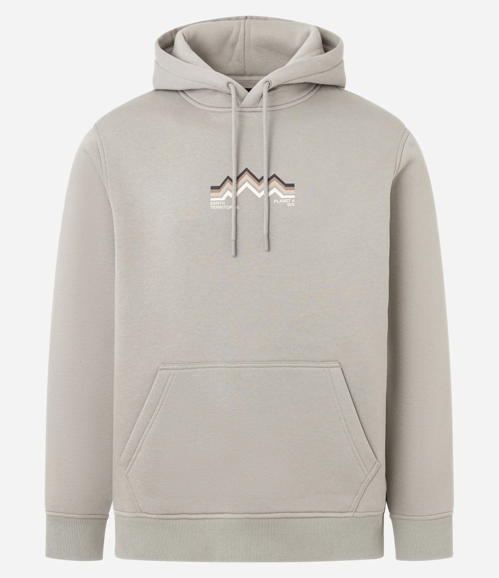 Casaco Comfort em Moletom com Felpa e Estampa Lettering Montanha Cinza 6