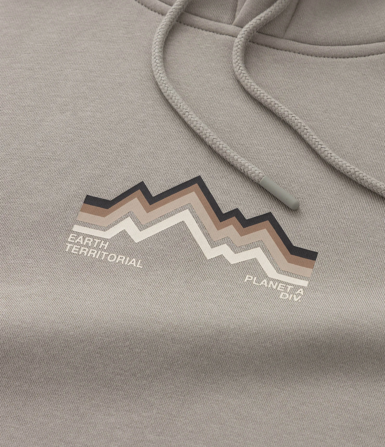 Casaco Comfort em Moletom com Felpa e Estampa Lettering Montanha Cinza 8