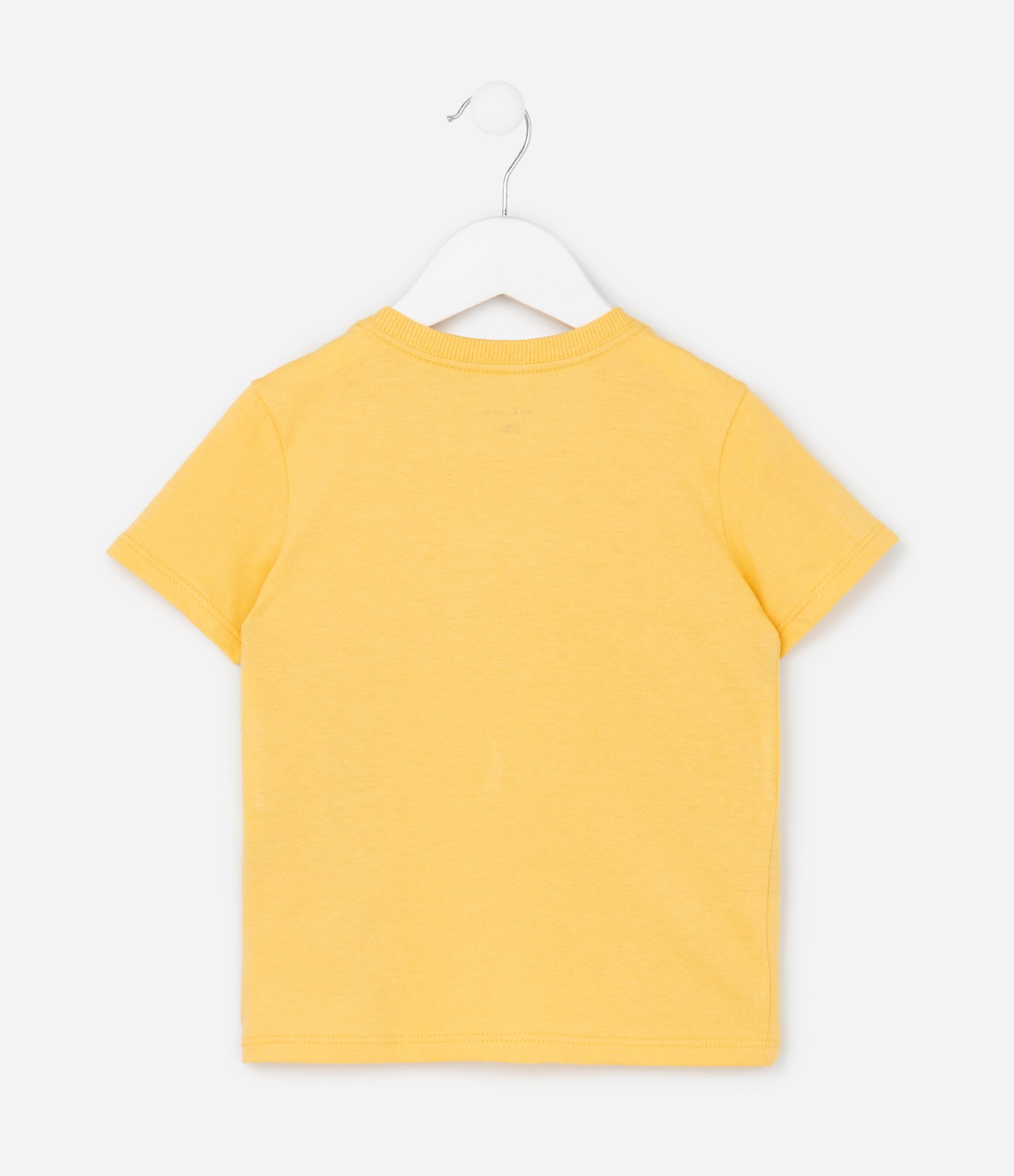 Camiseta Infantil com Estampa Carro de Corrida - Tam 1 a 6 Anos Amarelo 3