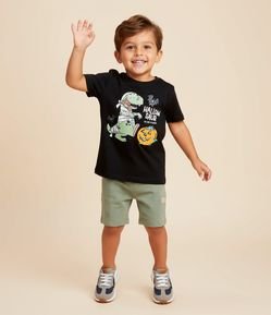 Camiseta Infantil com Estampa Dino Múmia - 1 a 6 Anos