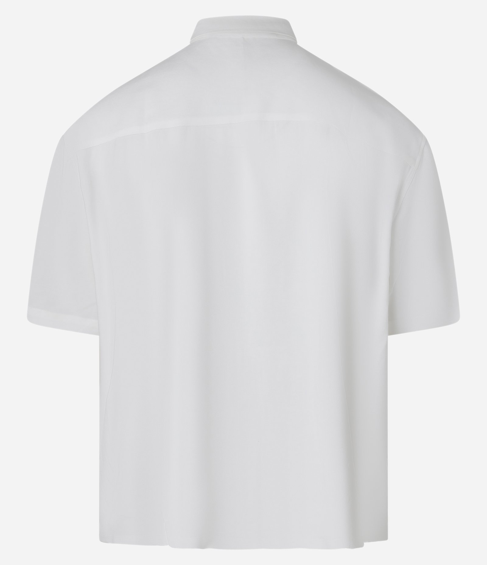 Camisa Oversized Texturizado com Lettering Bordado no Peito Branco 2