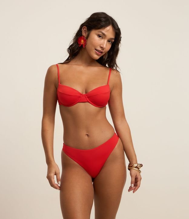 Biquíni Calcinha Básica em Microfibra com Efeito Empina Bumbum