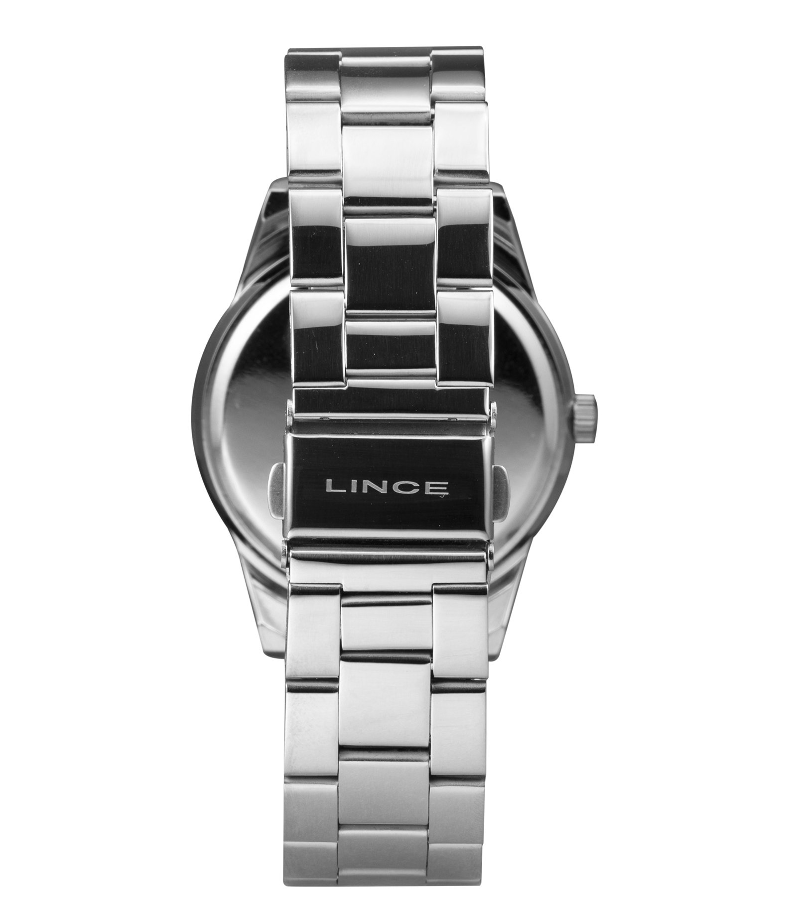 Kit Relógio Analógico Feminino Lince Prata 3