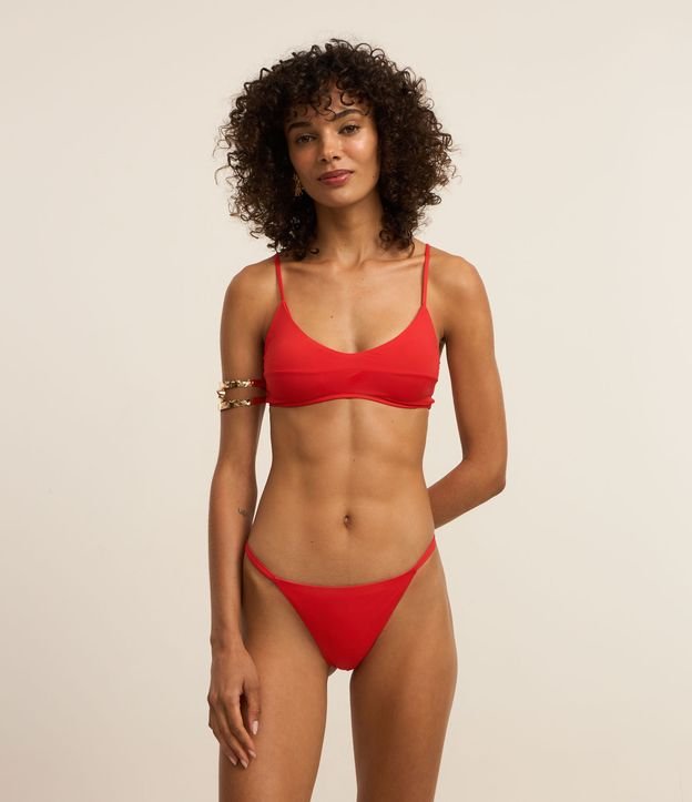 Biquíni Calcinha String em Microfibra com Efeito Empina Bumbum