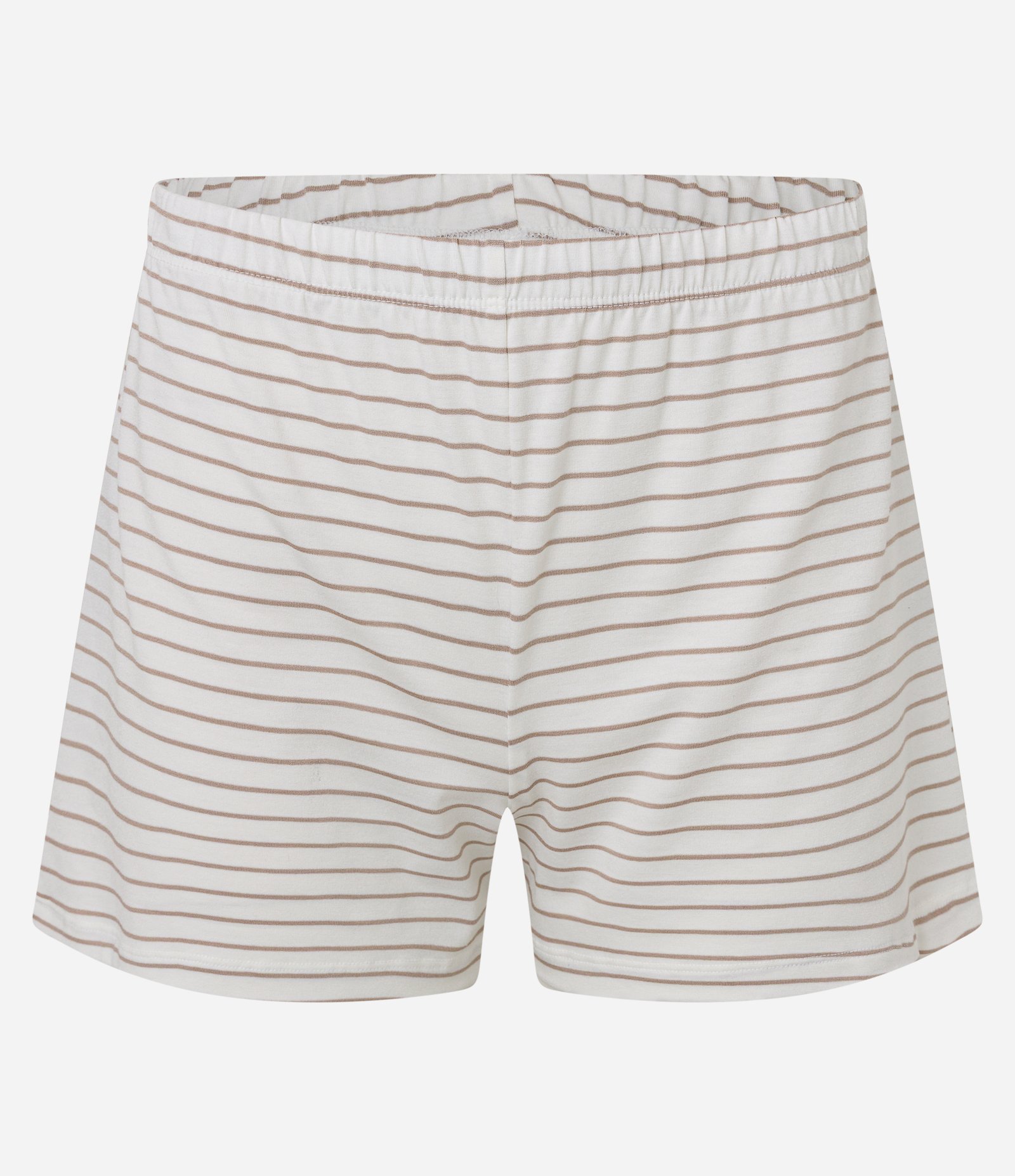 Pijama Short Doll em Viscose com Estampa Listrada e Detalhe de Renda Branco 7