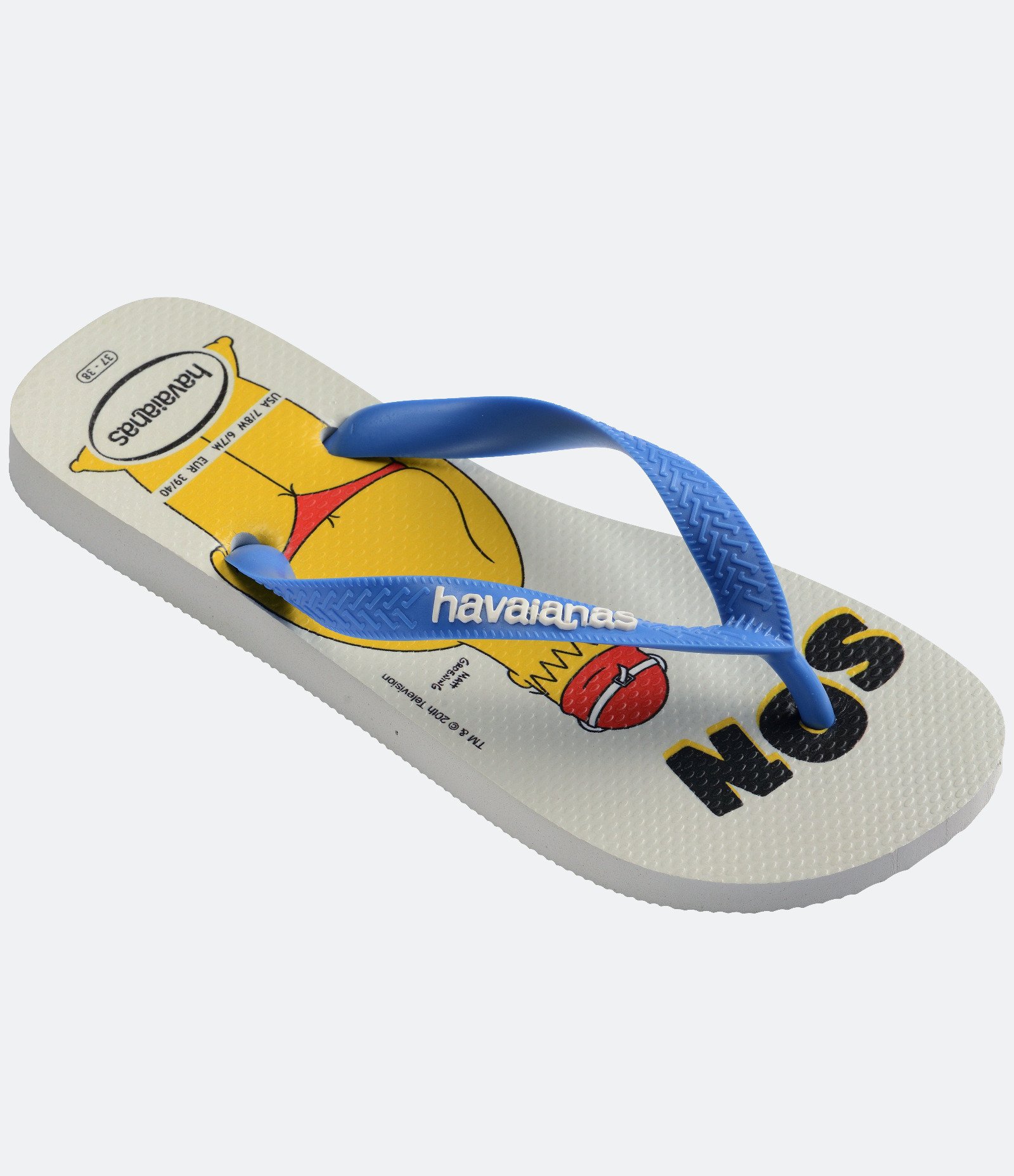 Chinelo com Estampa Homer Simpsons Havaianas Branco 2