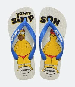 Chinelo com Estampa Homer Simpsons Havaianas