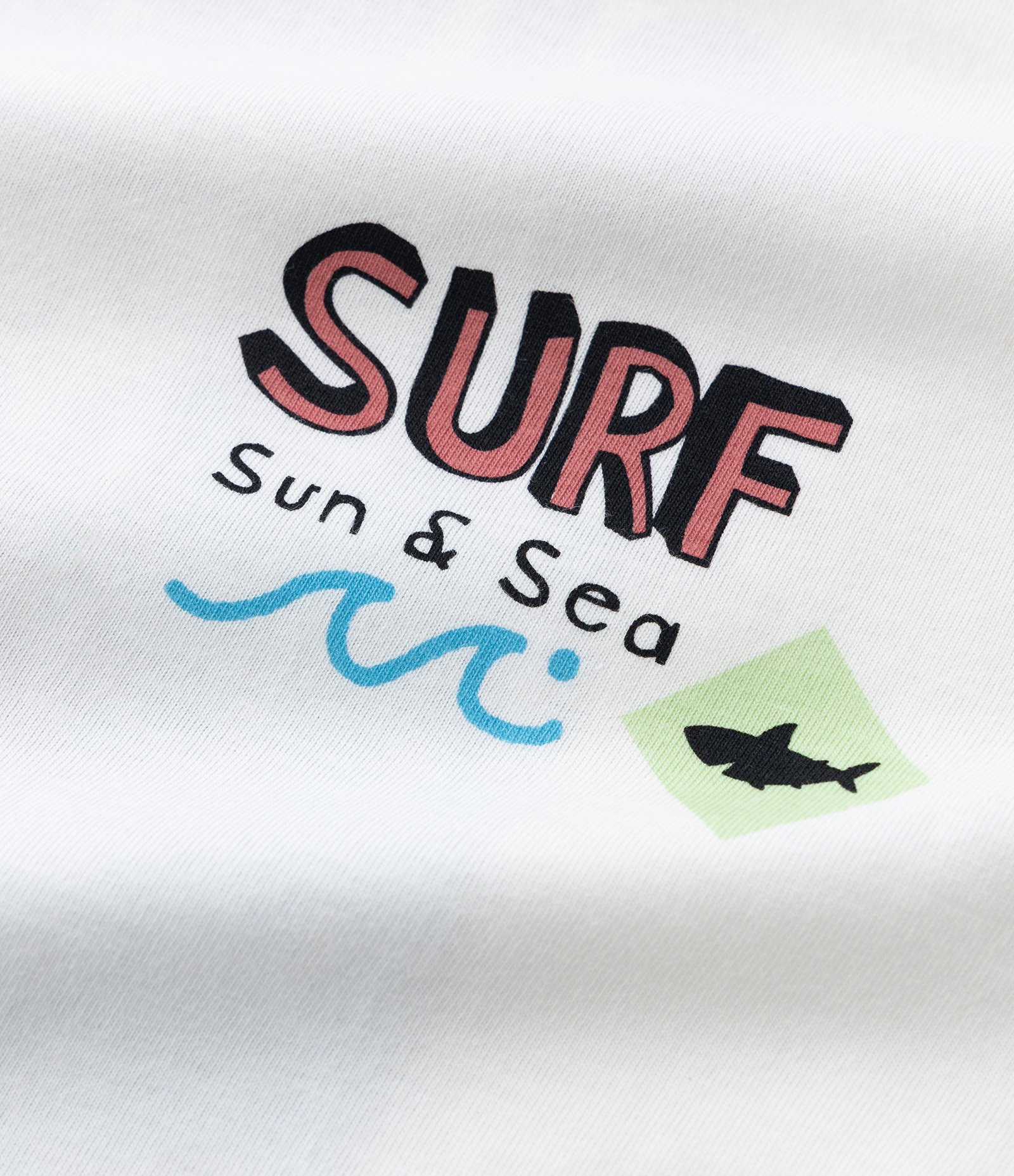 Camiseta Infantil com Estampa Frente e Costas Surf - Tam 1 a 6 Anos Branco 4
