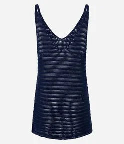 Saída de Praia Vestido em Crochê