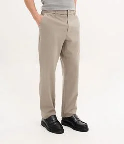 Calça em Viscose Alfaiatada com Cós Elástico