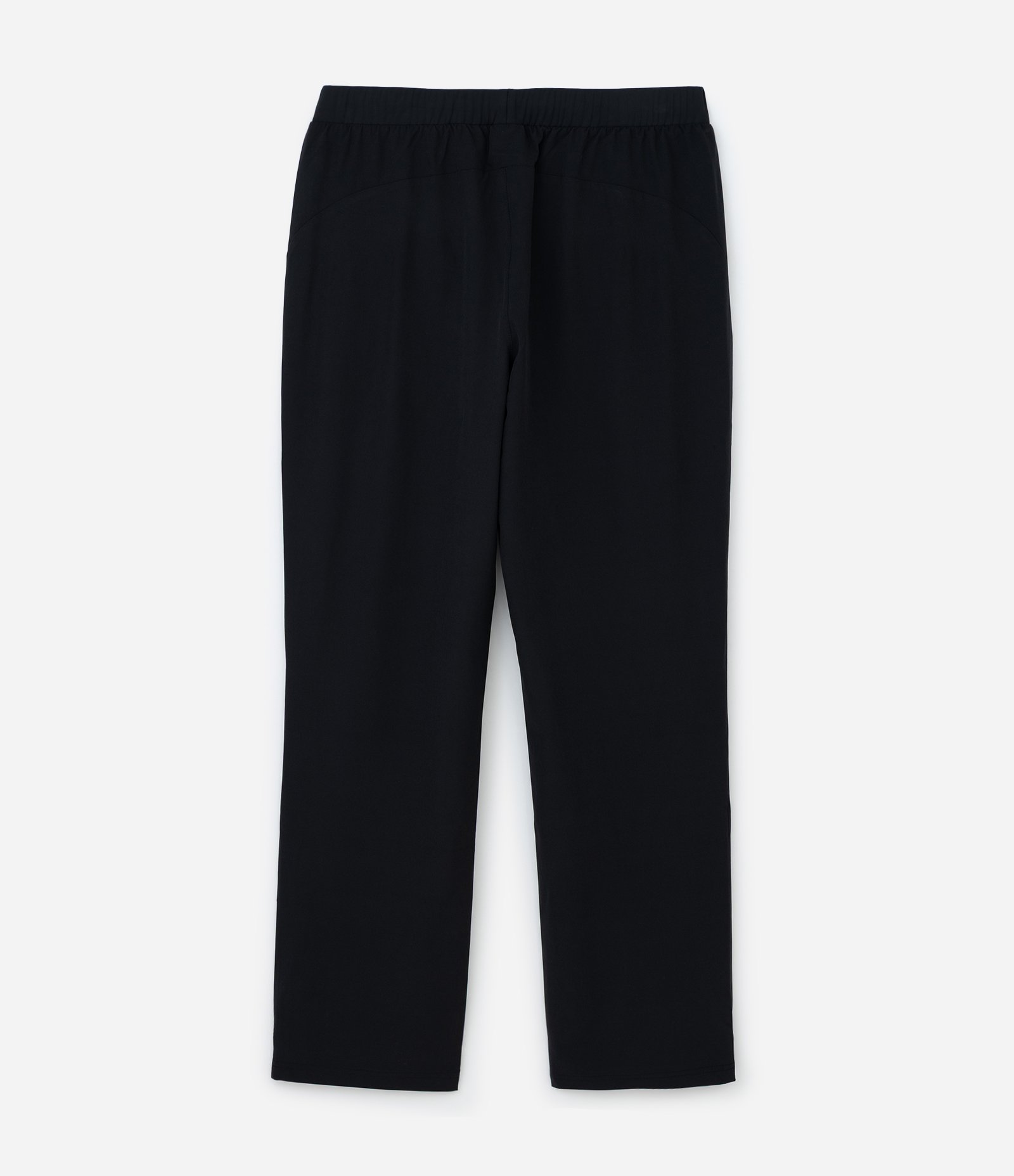 Calça Esportiva em Microfibra Liso Reta Preto 6