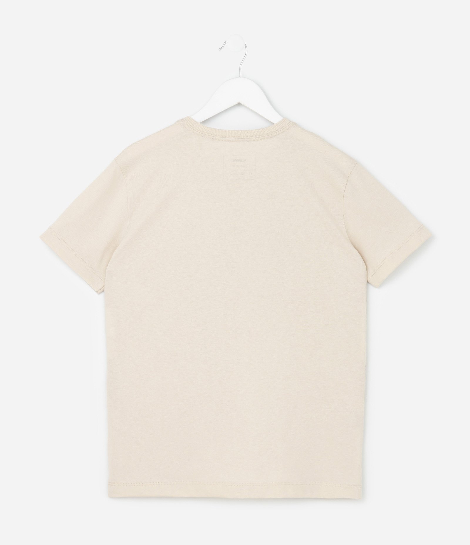 Camiseta Infantil com Estampa Bola de Baquete - Tam 5 a 14 Anos Bege 2