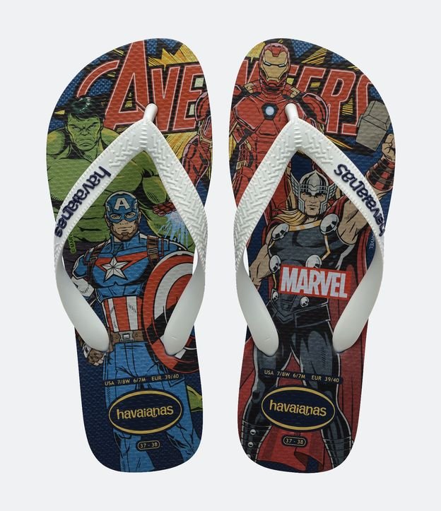 Chinelo Havaianas com Estampa Marvel Avengers