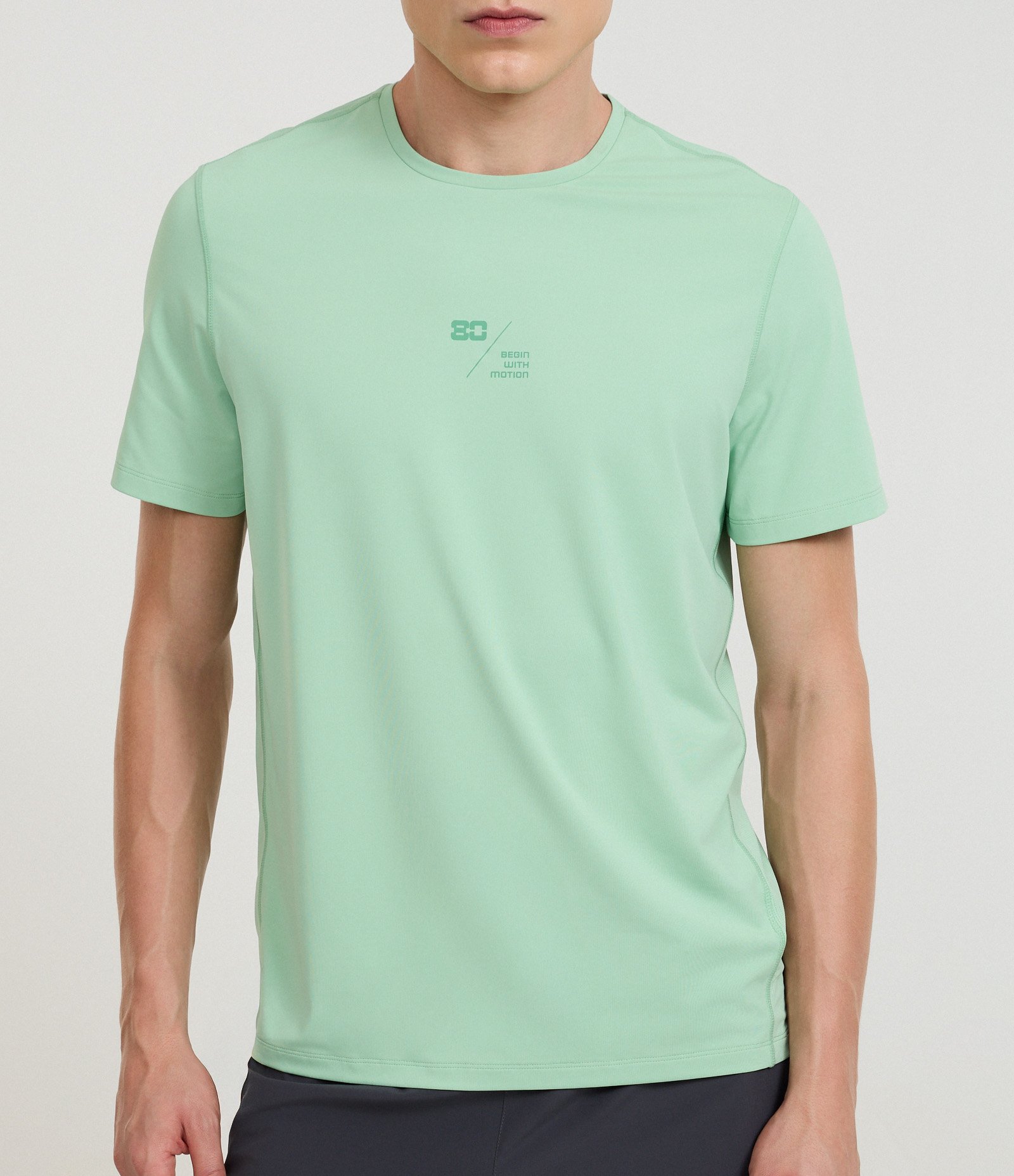 Camiseta Regular Esportiva com Tecnologia Dry Respirável Verde 5