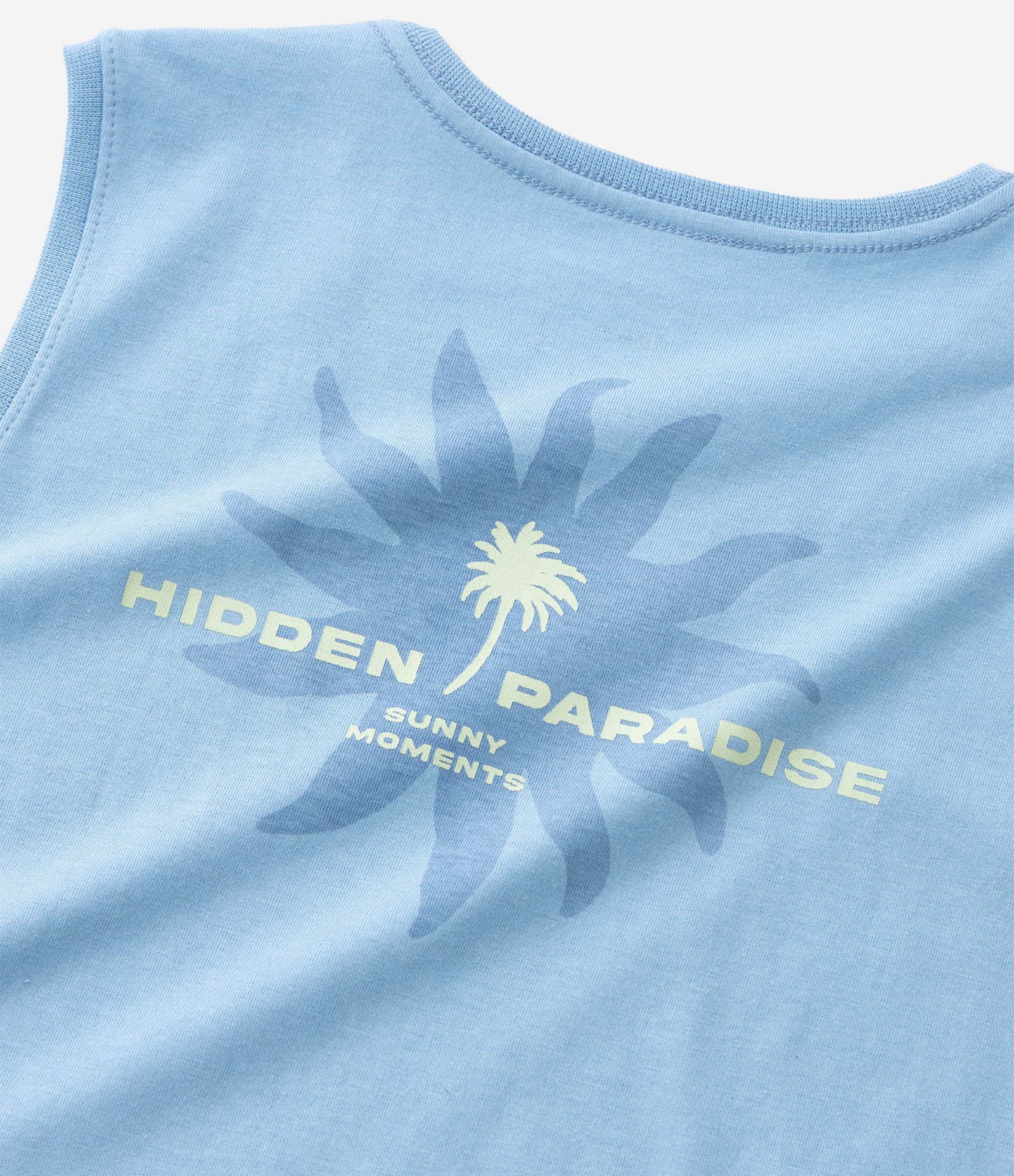 Regata Infantil com Estampa Frente e Costas Paradise  - Tam 5 a 14 Anos Azul 6