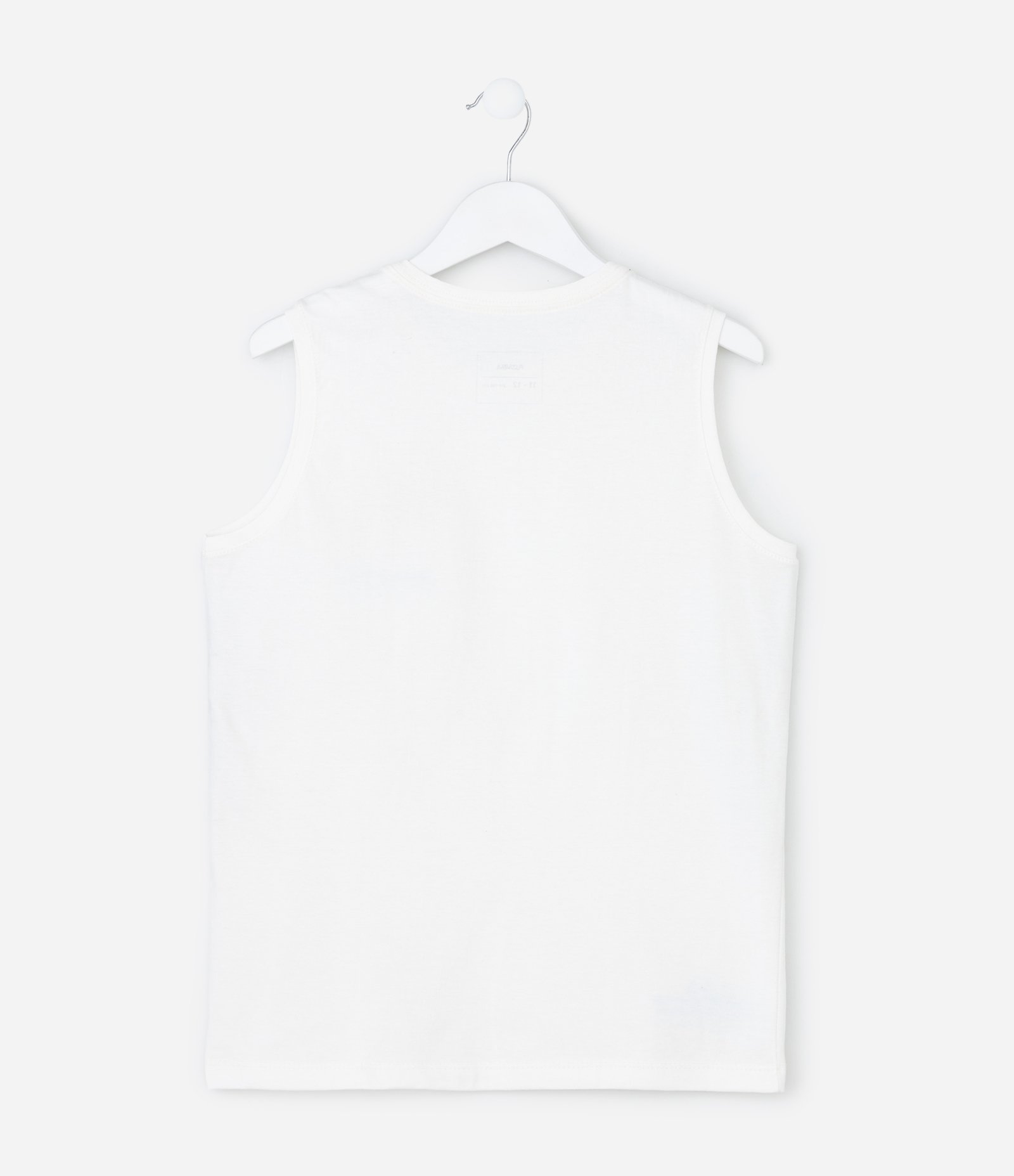 Regata Infantil com Esrampa Praia - Tam 5 a 14 Anos Branco 2