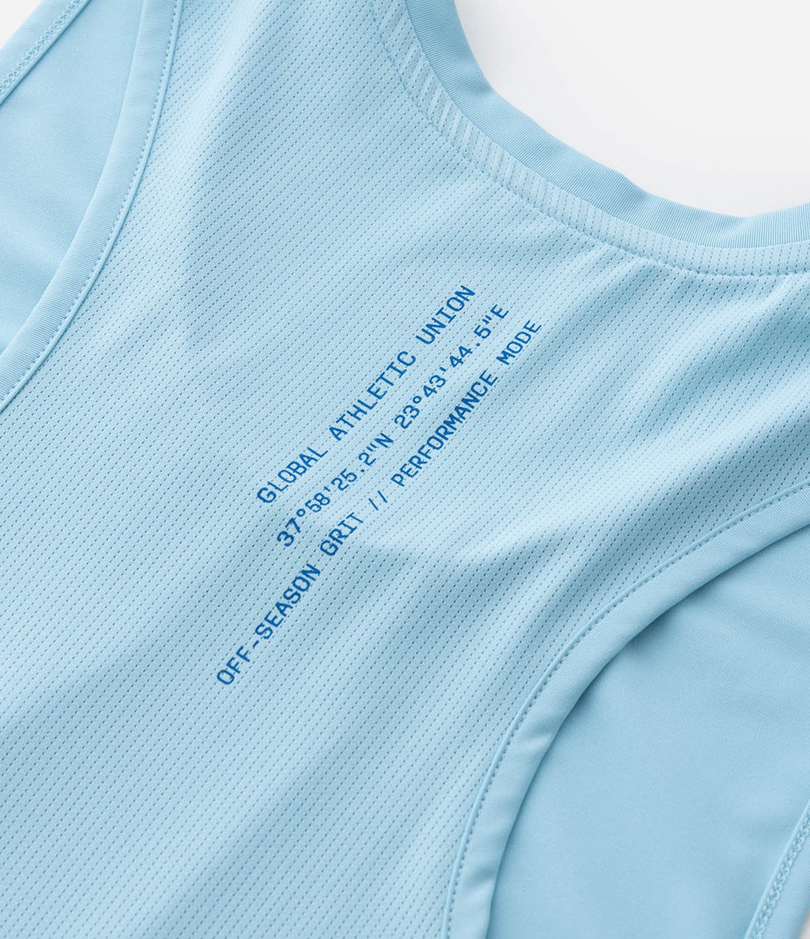 Regata Esportiva Regular com Tecnologia Dry e Estampa Localizada Azul 4