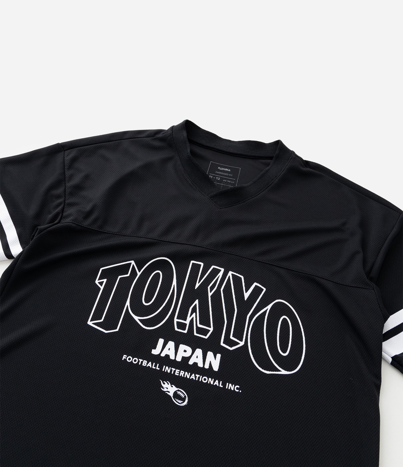 Camiseta Esportiva com Lettering Tokyo -  Tam 5 a 14 Anos Preto 5