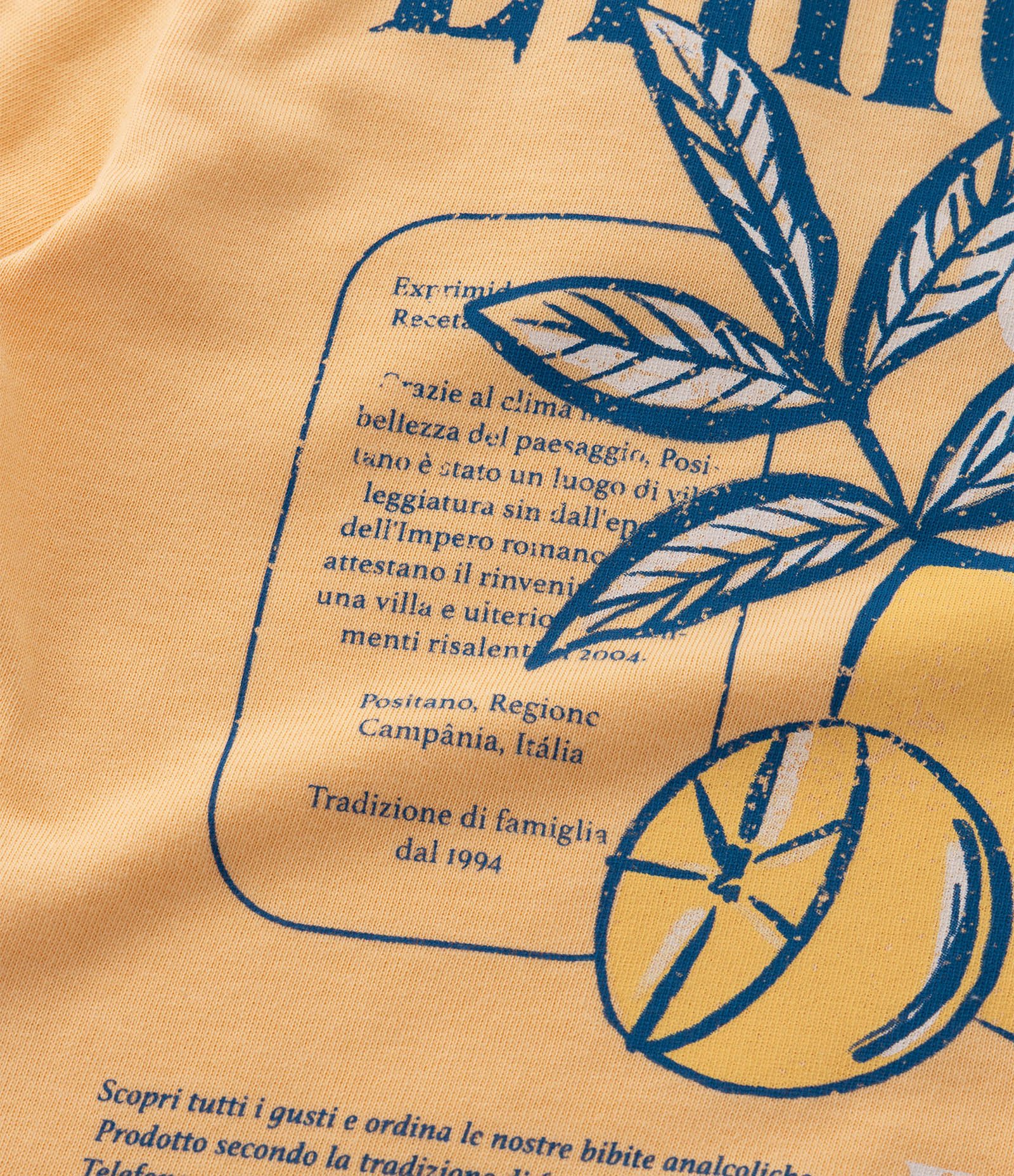 Camiseta Infantil com Estampa Frente e Costas Limonada - Tam 5 a 14 Anos Amarelo 5