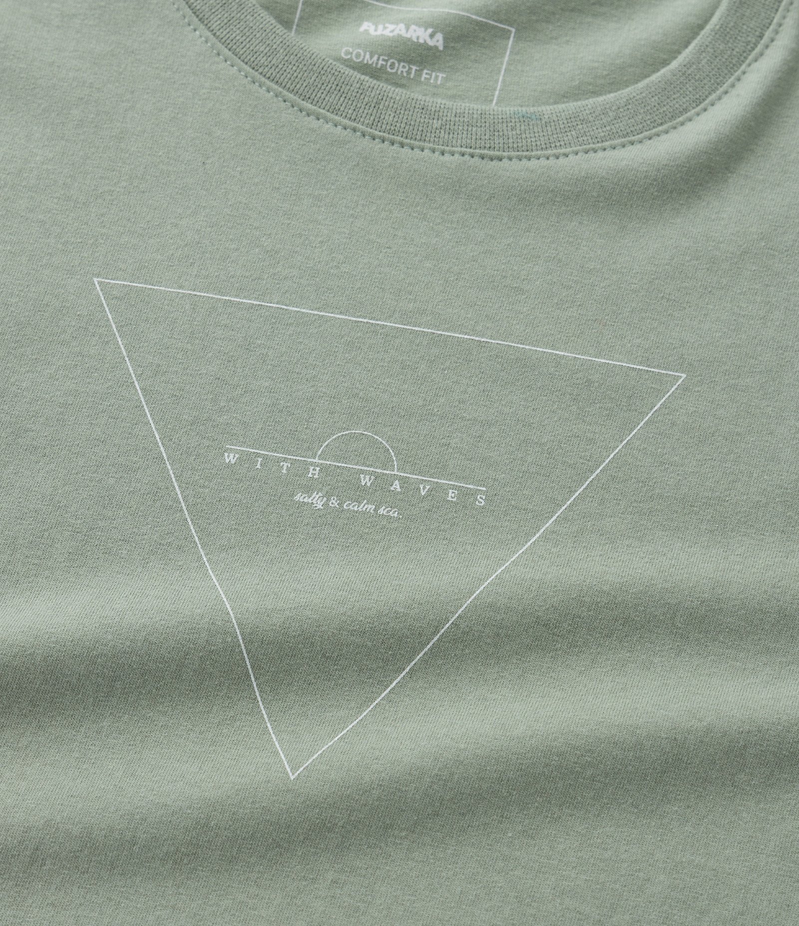 Camiseta Infantil com Estampa Triangulo - Tam 5 a 14 Anos Verde 4