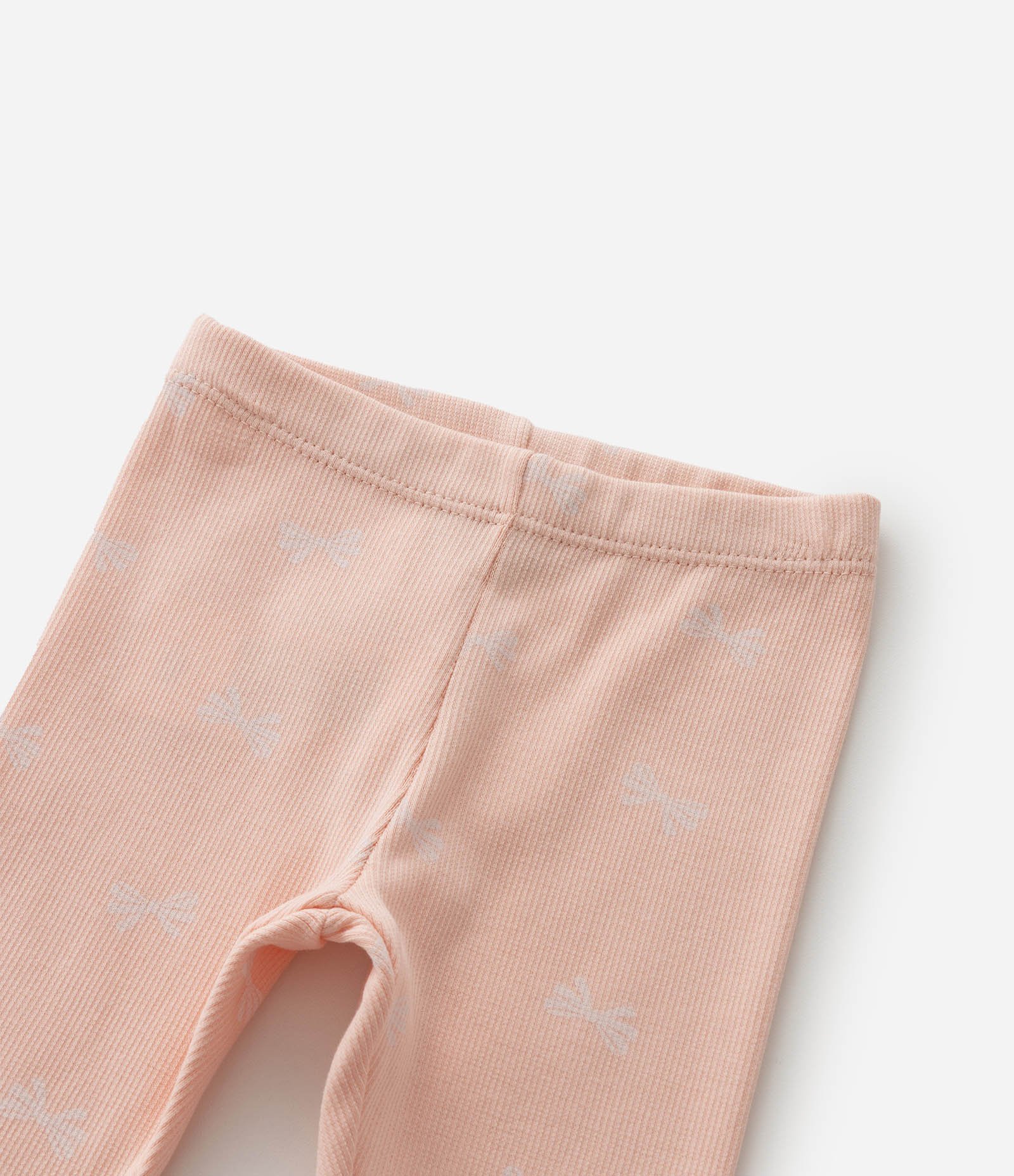 Conjunto Body e Calça com Estampa de Laços - Tam 0 a 18 Meses Laranja 9