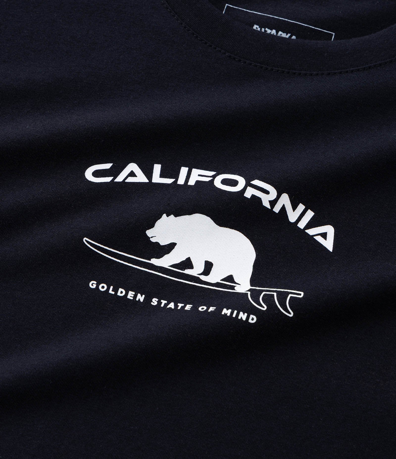 Camiseta Infantil com Estampa Urso California - Tam 5 a 14 Anos Preto 4
