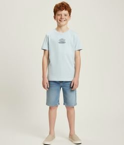 Camiseta Infantil com Lettering Urban - Tam 5 a 14 Anos