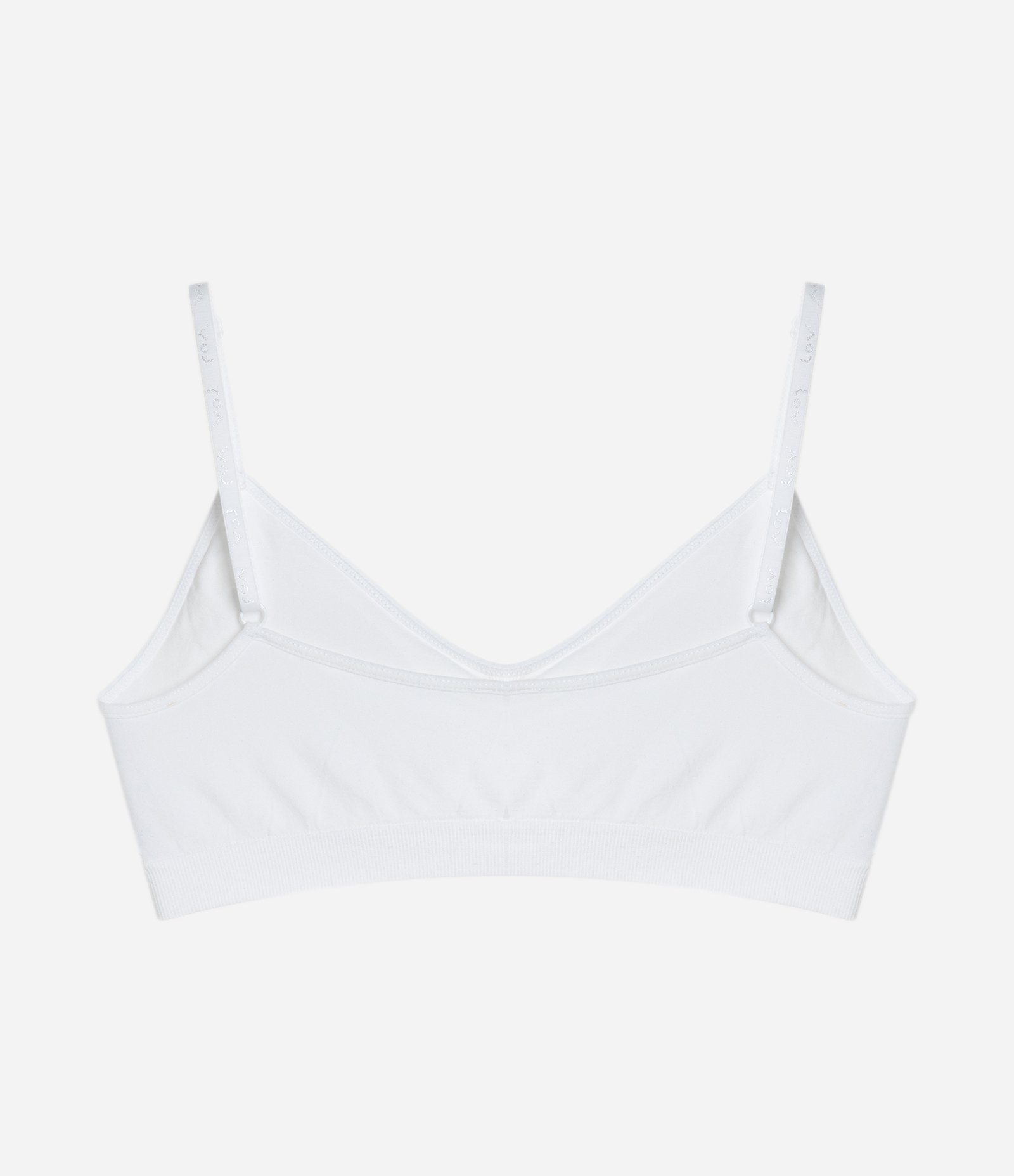 Sutiã Top em Poliamida Seamless com Bojo Removivel Branco 2