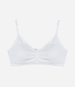 Sutiã Top em Poliamida Seamless com Bojo Removivel
