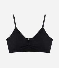 Sutiã Top em Poliamida Seamless com Bojo Removivel