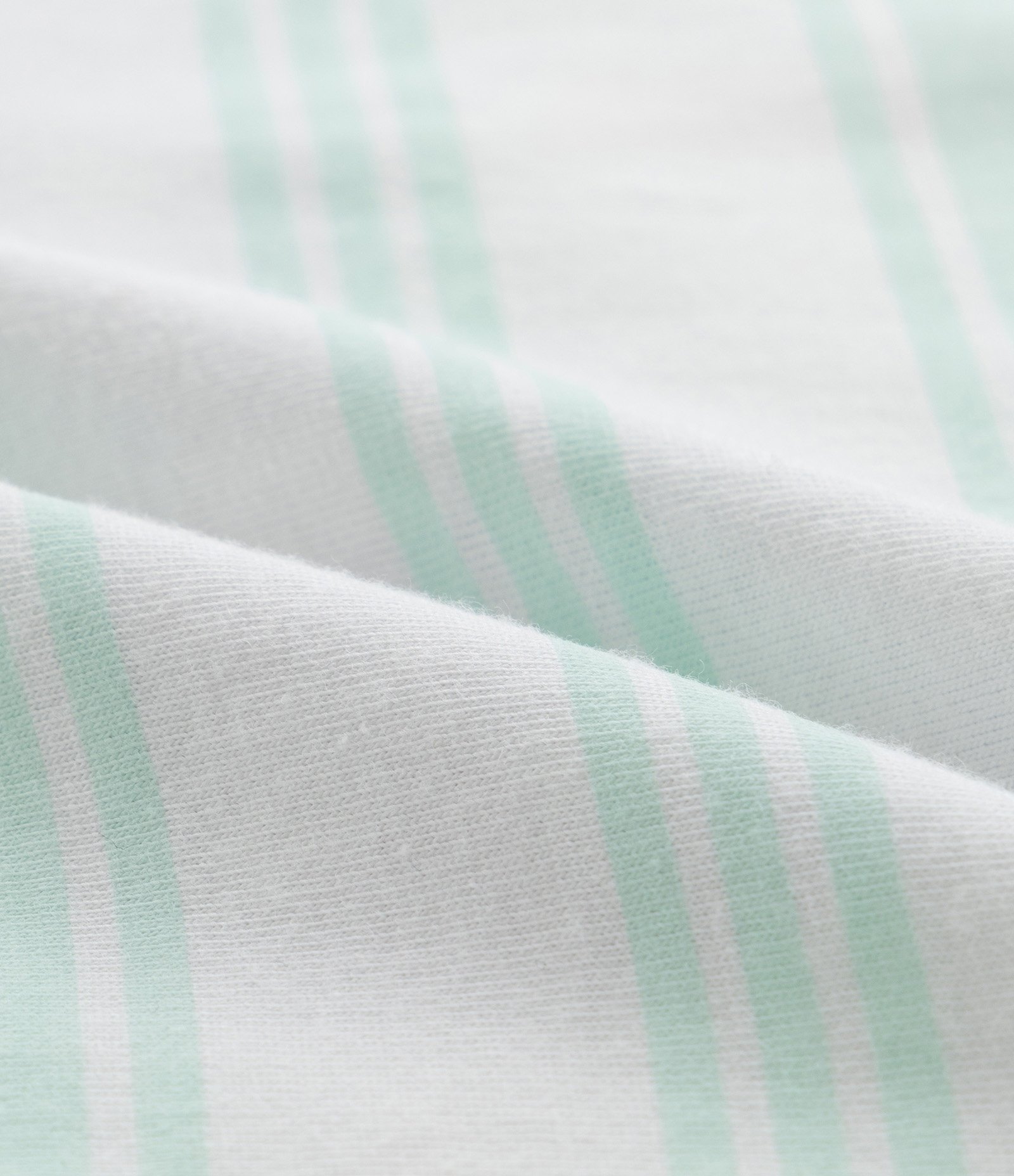 Camiseta Infantil Listrada com Estampa Bluey e Bingo - Tam 1 a 6 Off White/Verde Claro 3