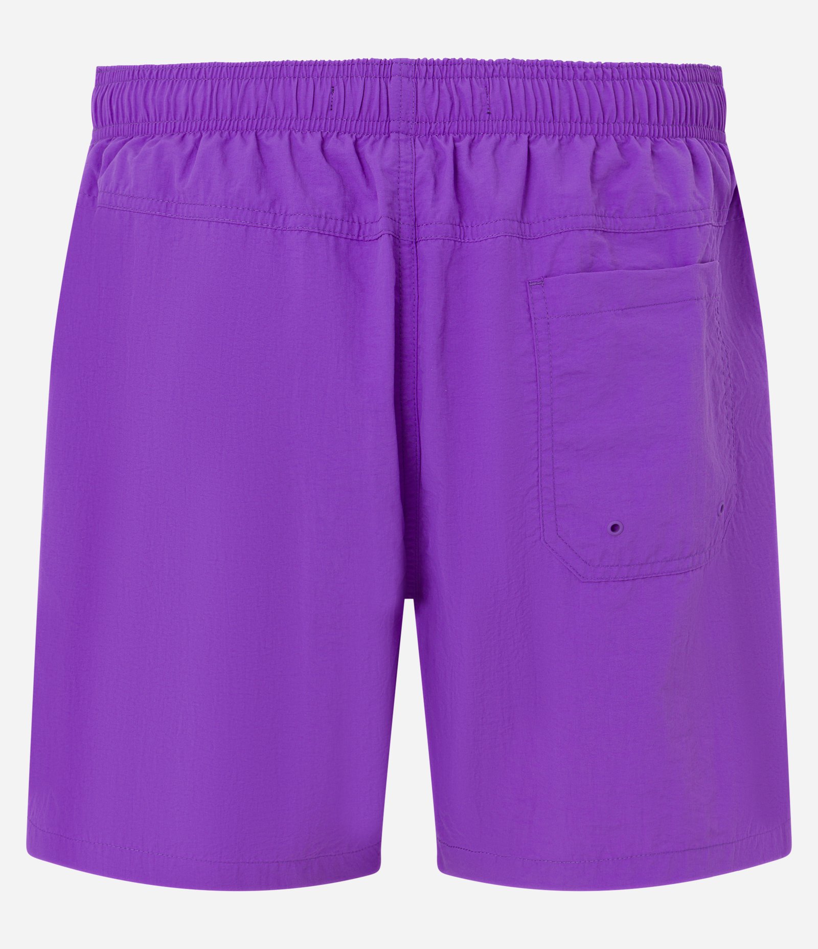 Bermuda de Banho Básica em Microfibra com Cós Elástico e Cordão Roxo 9