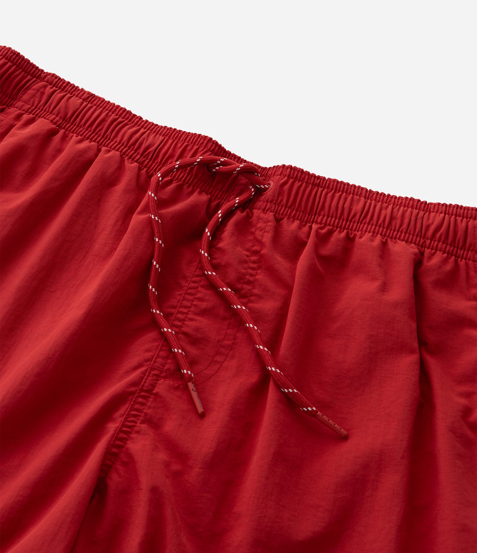 Bermuda de Banho Básica em Microfibra com Cós Elástico e Cordão Vermelho 12