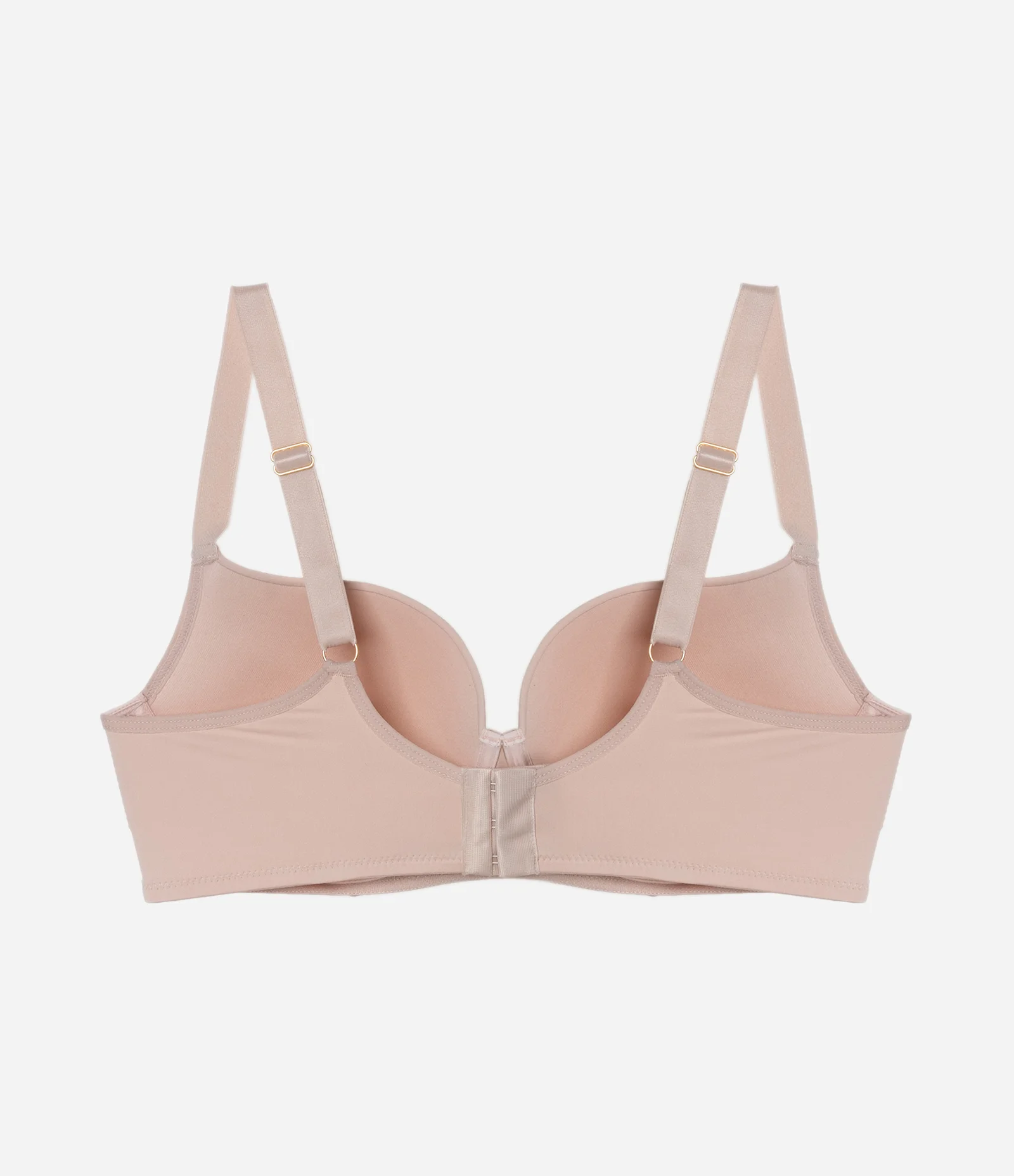 Sutiã Básico Meia Taça em Microfibra Curve & Plus Size Bege 2