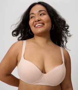Sutiã Básico Meia Taça em Microfibra Curve & Plus Size