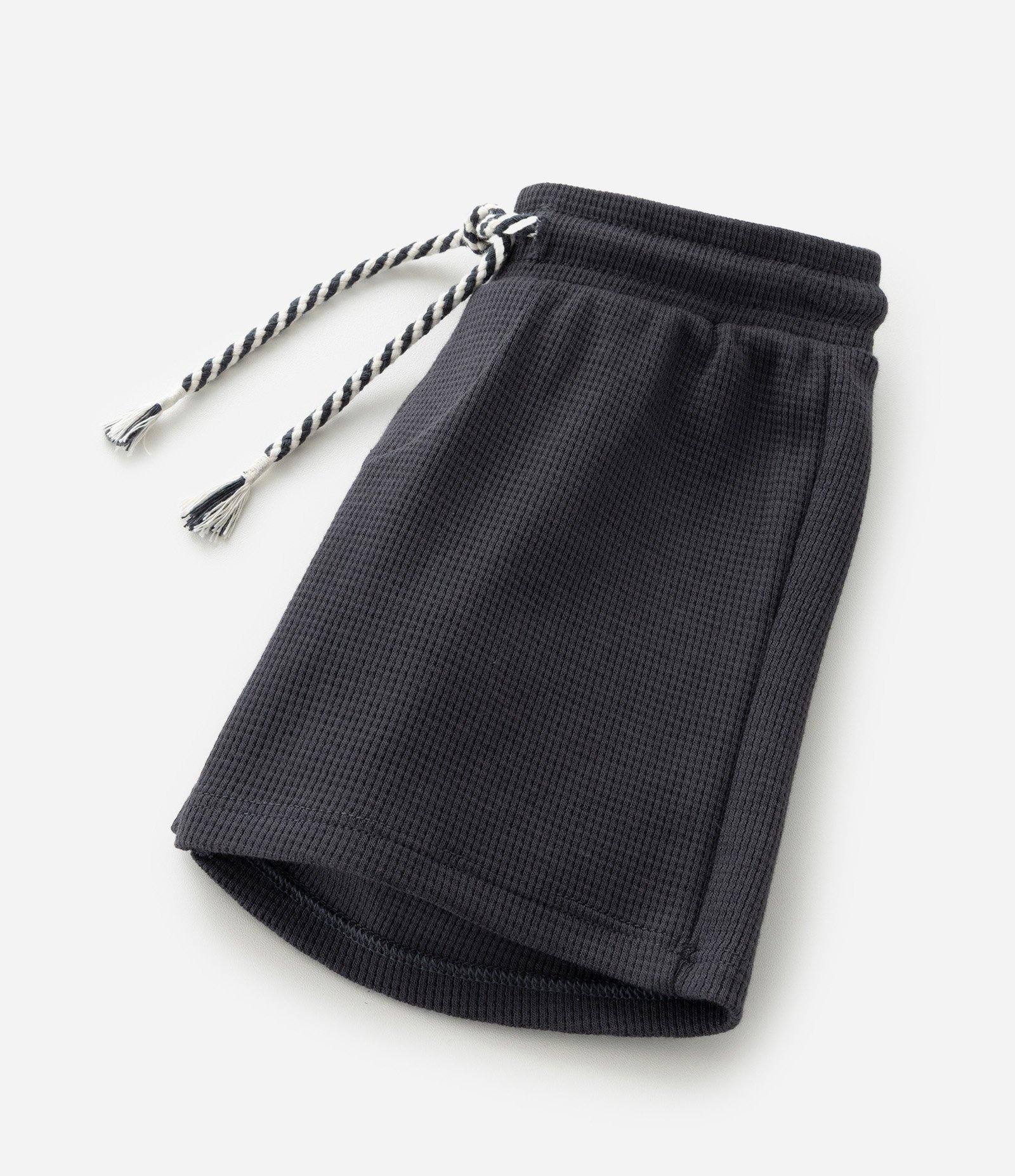 Bermuda Infantil com Textura Waffle - Tam 1 a 6 Anos Cinza Escuro 5