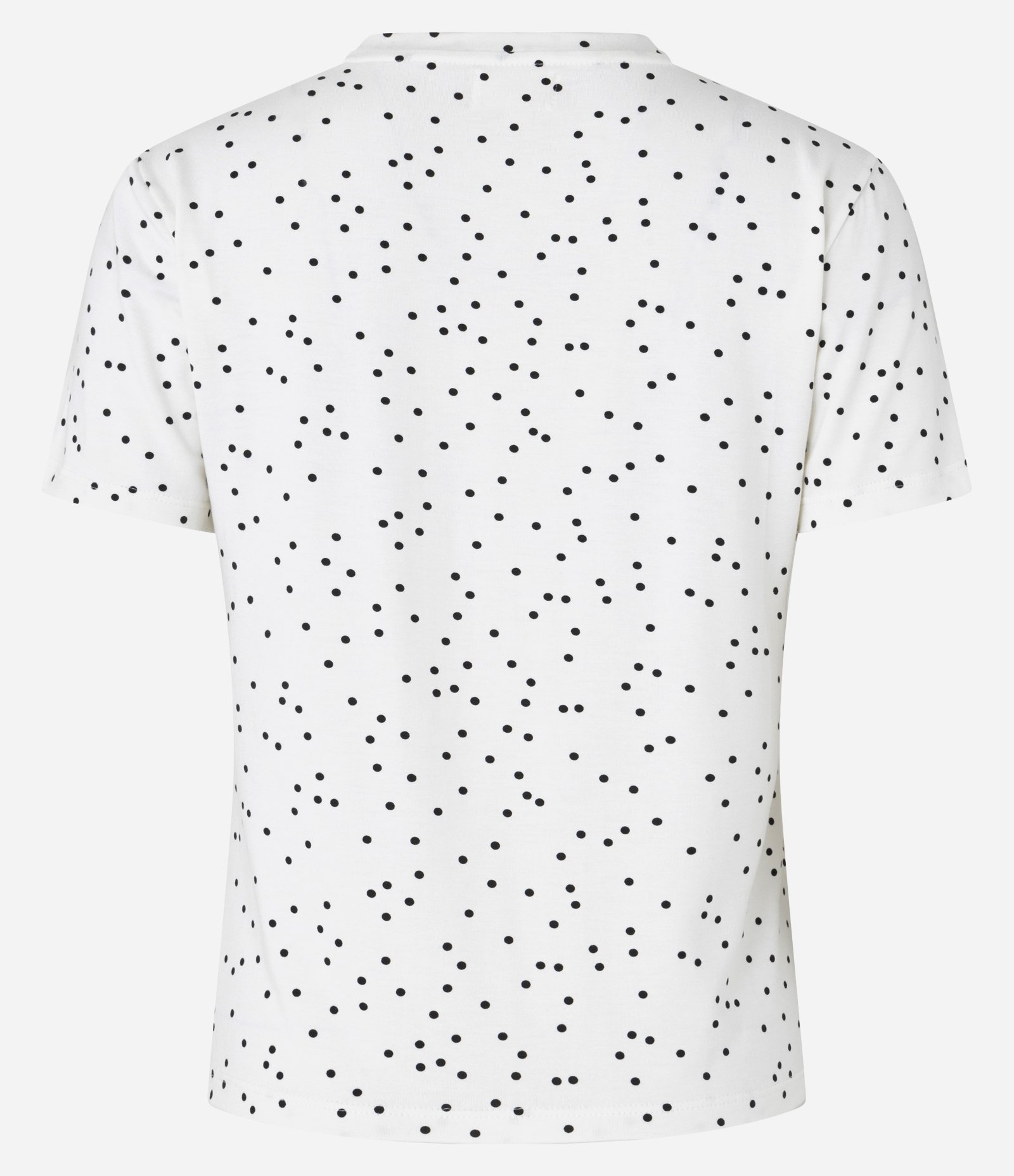 Blusa de Pijama em Viscose com Estampa Poá Branco 5