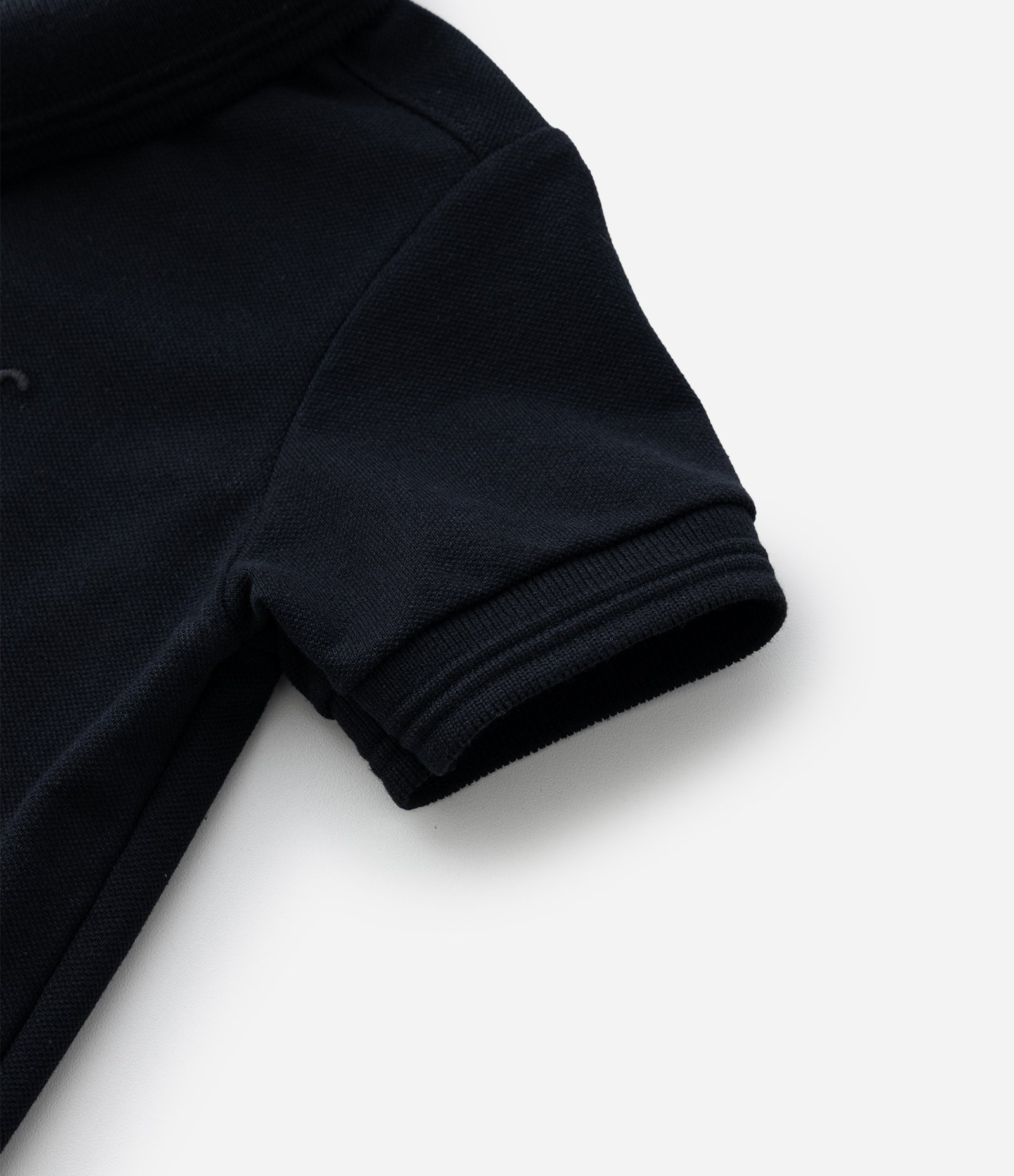 Camiseta Polo Infantil com Bordado - Tam 1 a 5 Anos Preto 5