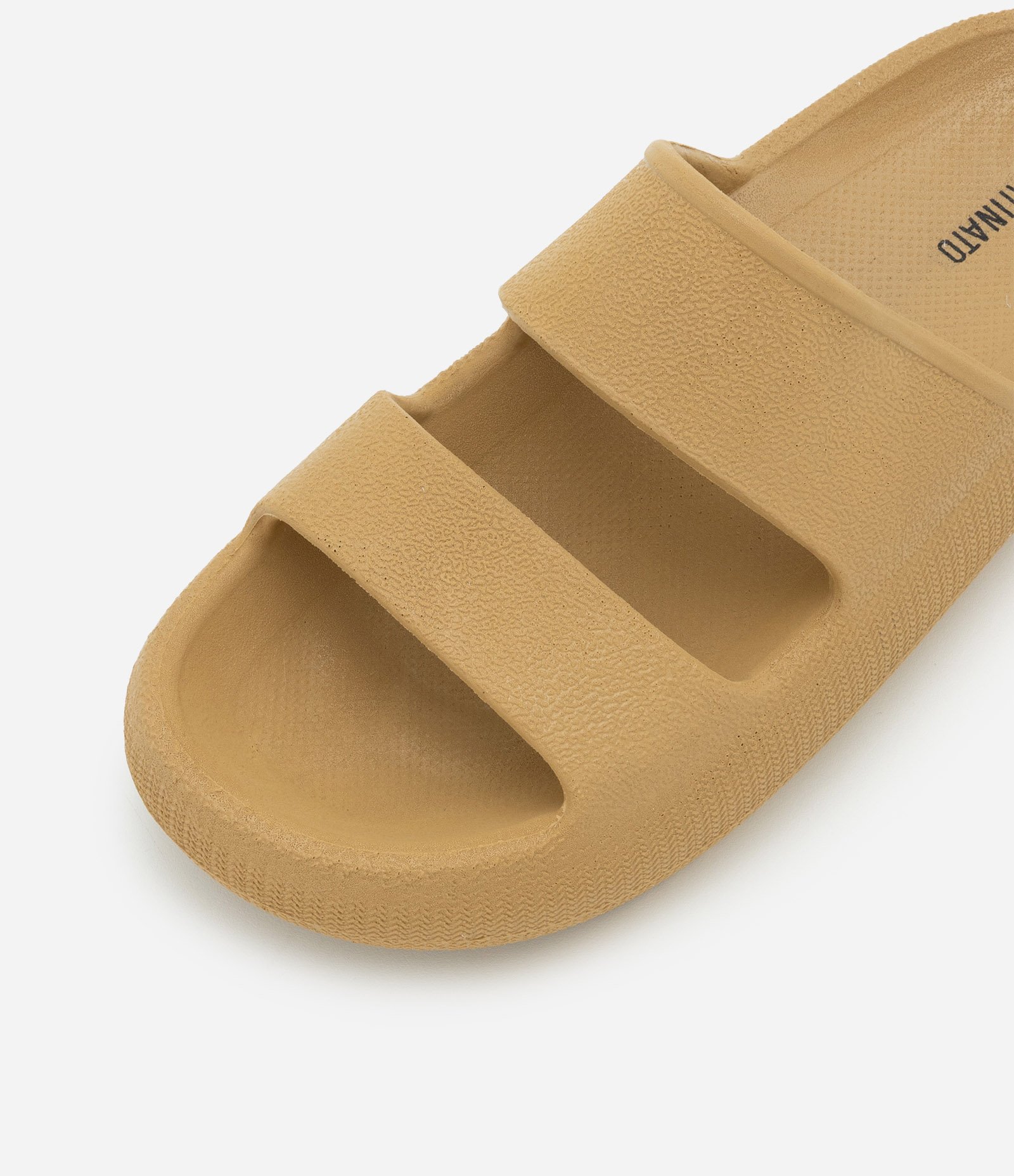Chinelo Slide Nuvem em PU Marrom 3